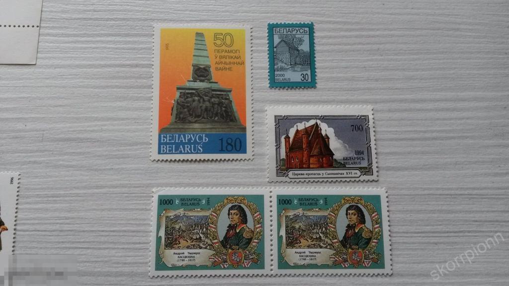Беларусь** архитектура знаменитости   MNH ( а.6.2) 