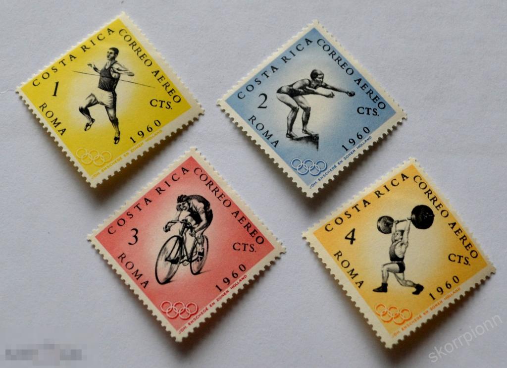Коста Рика  1960  **  Спорт   Олимпиада   (а.89) 