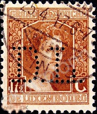 1917 Люксембург  Герцогиня Мария Аделаида 17,5 c  ПЕРФИН  редкая (а.кр) 