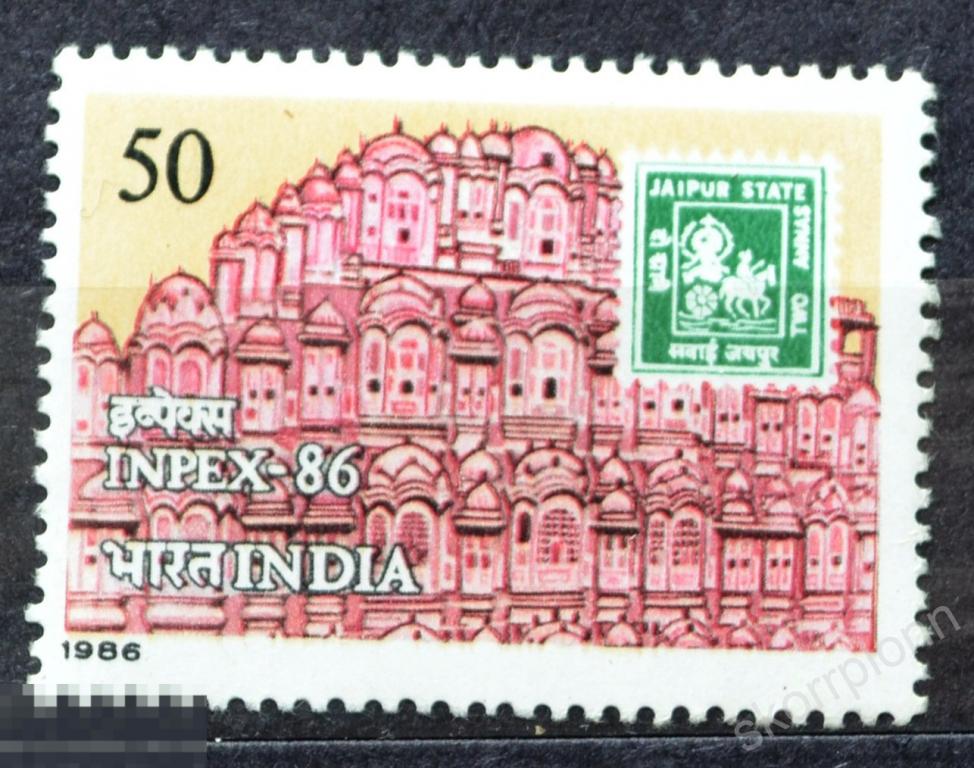 Индия 1986   архитектура  **    ( а.9) 
