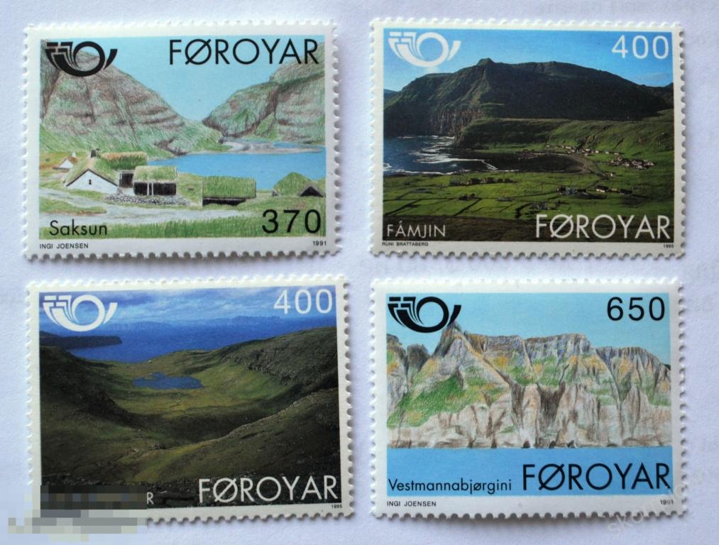 1991 Фареры **   путешествия архитектура  этнос  чистая  (а.75.12) 