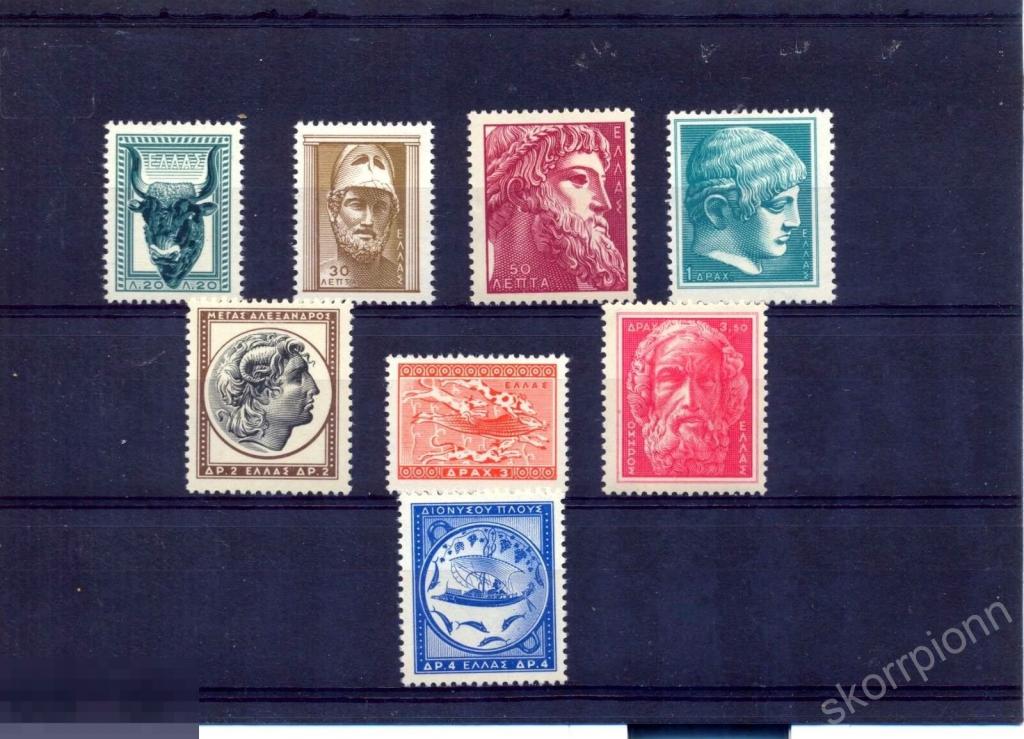 1955  Греция    ** археология  древнее искусство часть II 