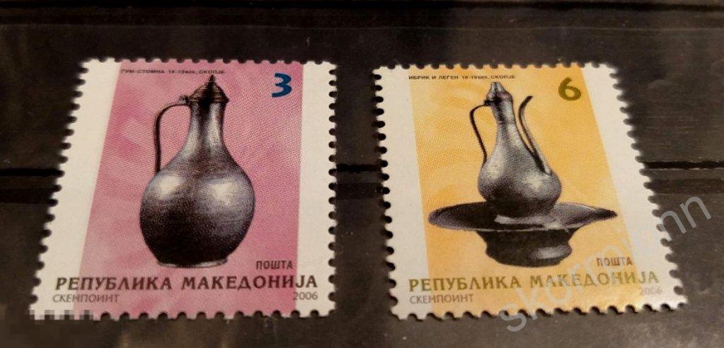 2006 Македония ** археология   кувшины посуда  антиквариат  этнос  чистая  (а.73.5.) 