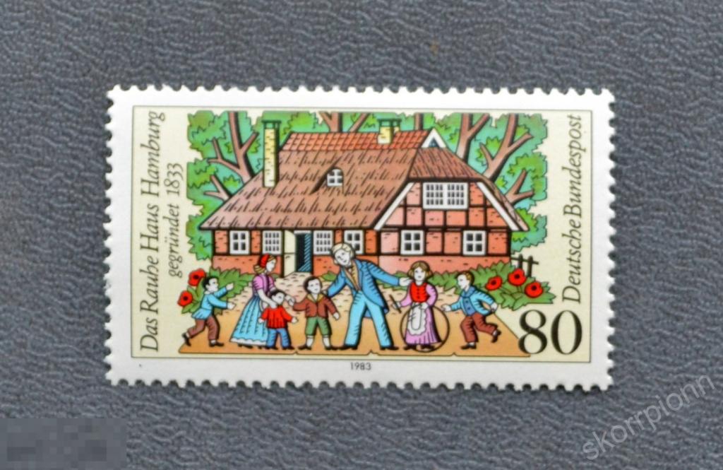 1983   Германия **  дети  марка  этнос чистая  (а.3.15.) 