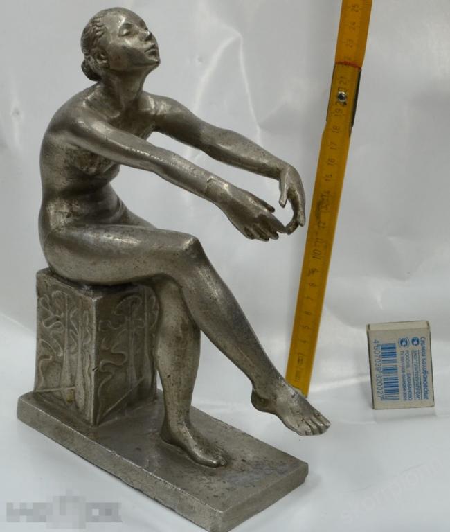 Статуэтка  силумин  Ленинград  СССР   спорт (а.ВЛ) 