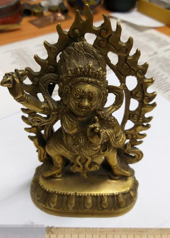 Божество Индии Китая Тибета ?  бронза  религия  металл  (а.ВЛ64) 