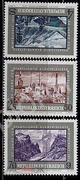 Австрия 1972 сооружения электростанция водохранилище (а.75.5) 
