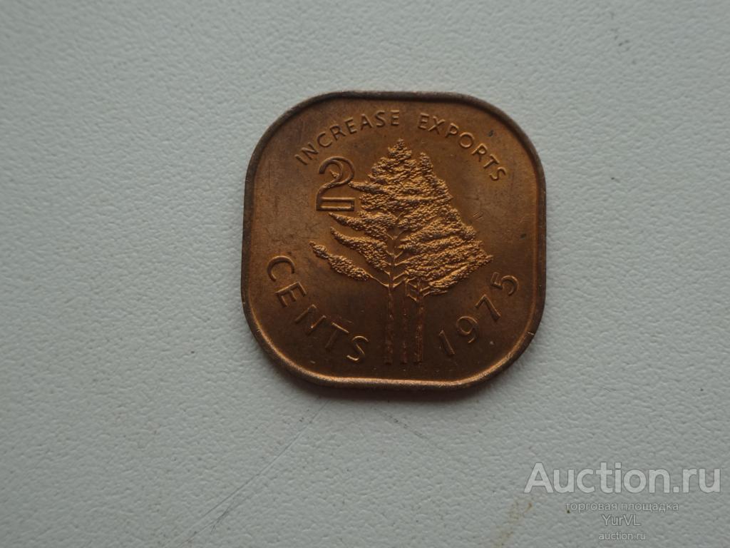 Свазиленд 2 цента 1975 года. Серия F.A.O.