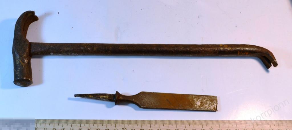 Молоток зубило стамеска клеймо инструмент    (а.ВЛ65) 