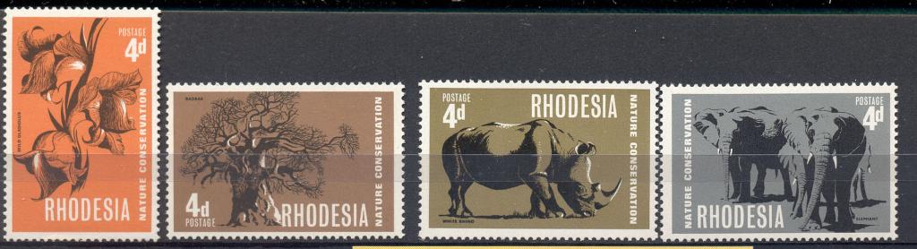 Родезия  серия  Сохраним природу! негашеная**