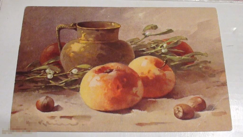 К. Кляйн. (C. Klein)  Натюрморт с яблоками.