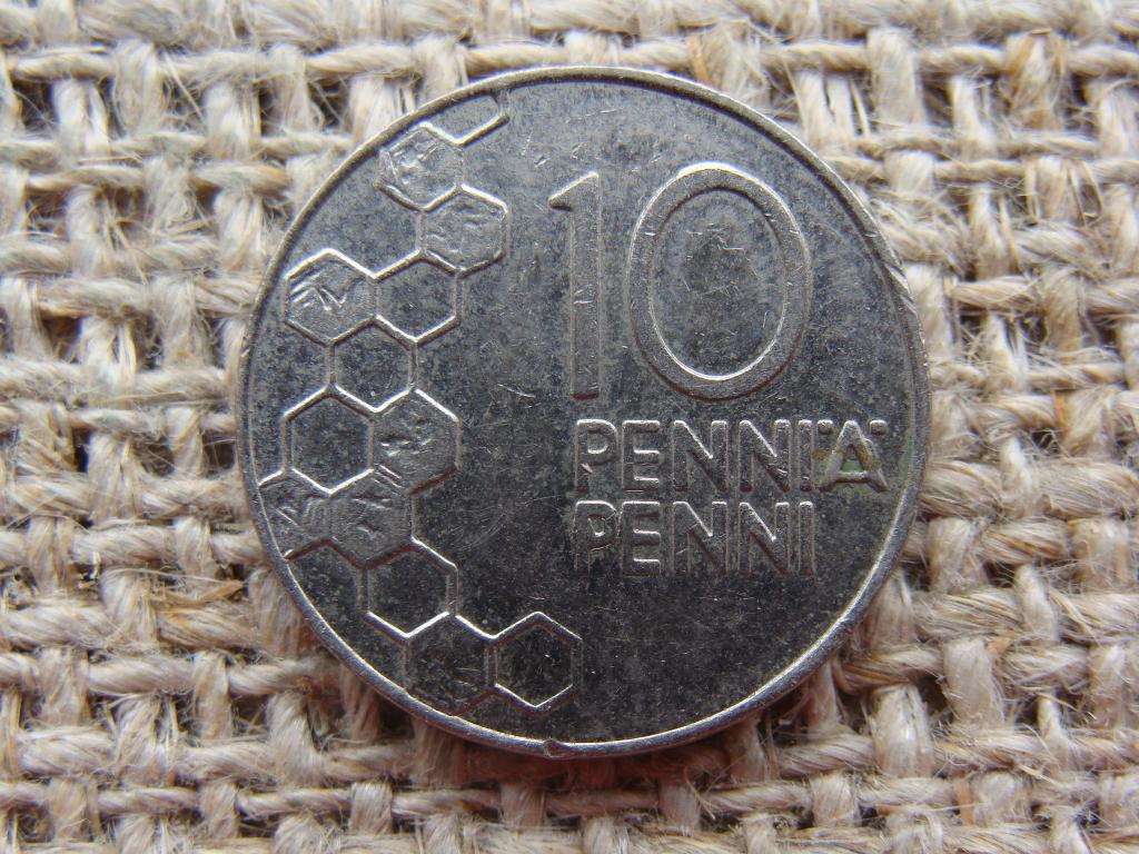 10 пенни 1993 год. Финляндия