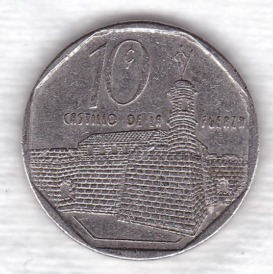 Куба 10 сентаво 1996