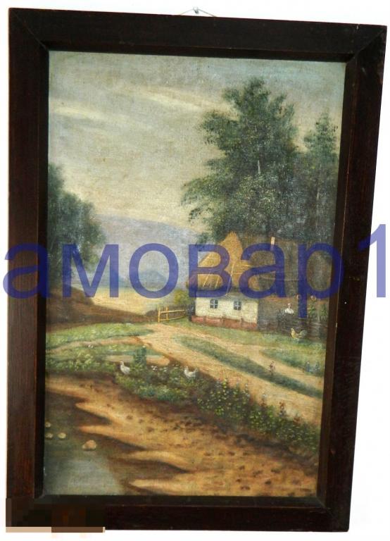 КАРТИНА ИЗ СЕМЬИ ЖИВОПИСЦЕВ 1917  ,,ХОПЕРСКИЙ ХУТОРОК,, 