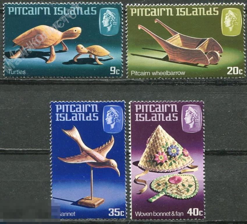 Питкерн. 1980. Народные промыслы. № 197-200. ** 