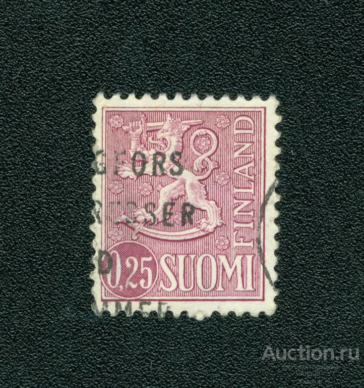 1963 г. Финляндия - Герб 1963 года - Тип I  (s2442)