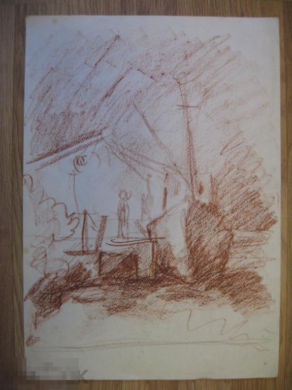 Костеша С.В.(1957-2013) 42х30см Рисунок
