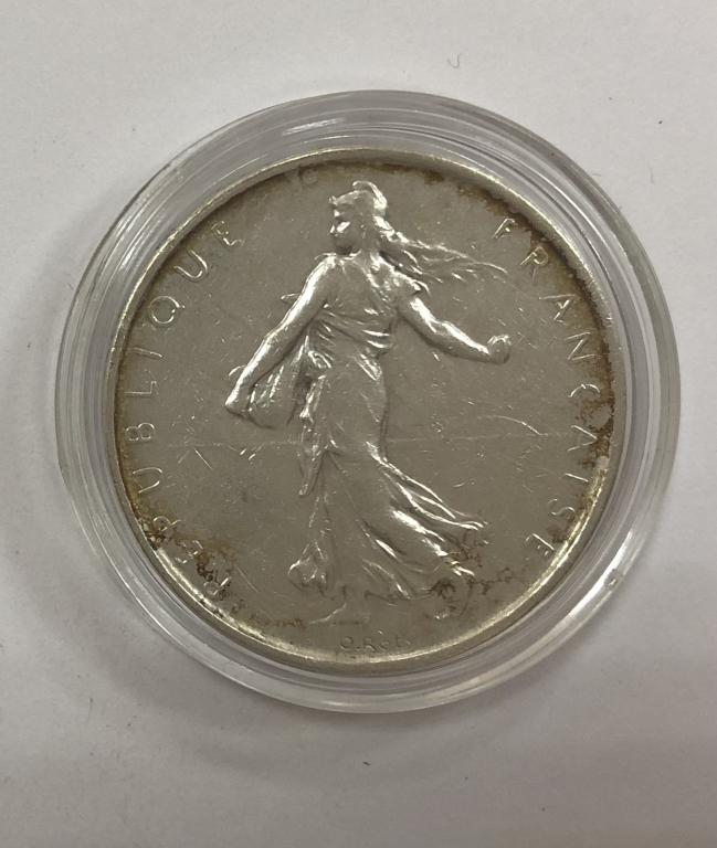 Франция 5 франков 1963 СЕРЕБРО