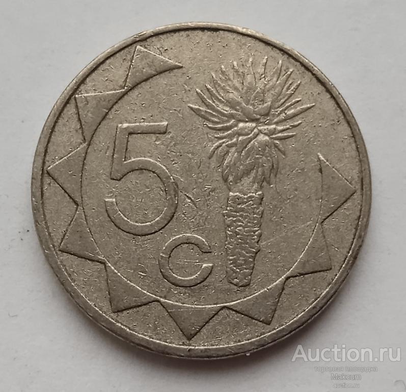 Намибия 5 центов .1993 г .