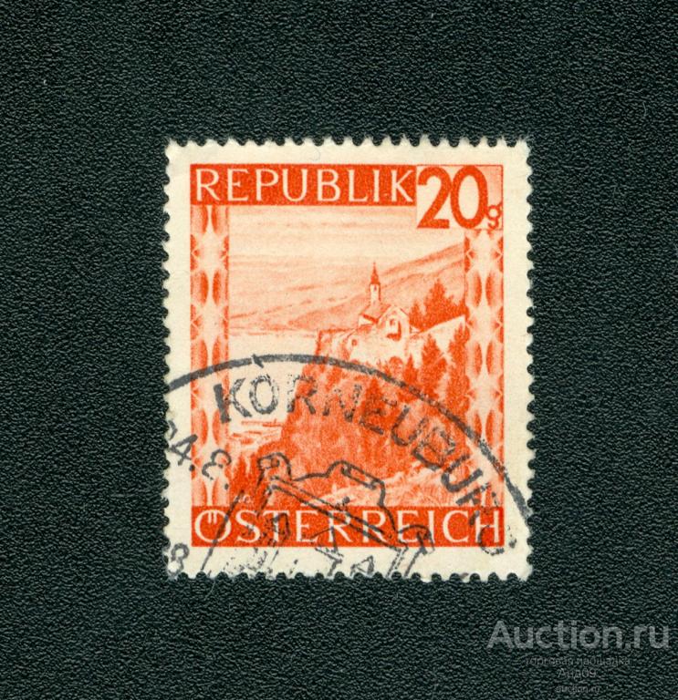 1947 г. Австрия - Часовня в Гебхардсберге (s2893)