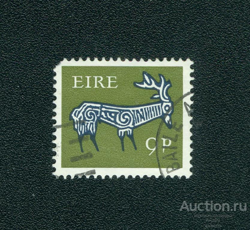1974 г. Ирландия - Стилизованный Олень (s3005)