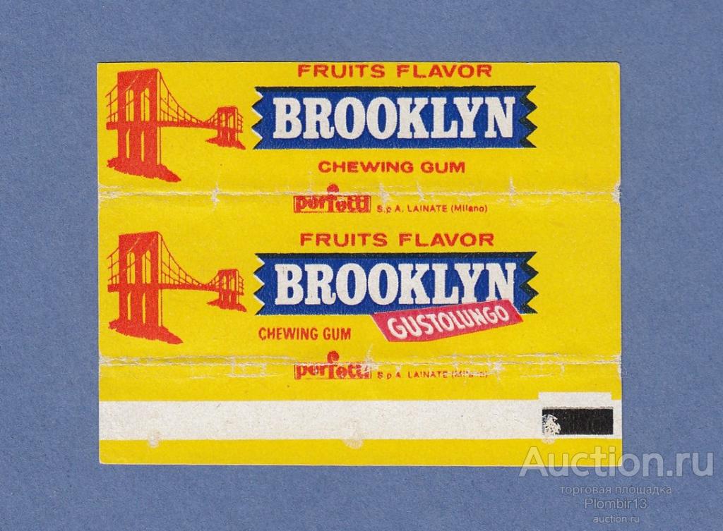 Обертка Италия Perfetti S.p.A. LAINATE Brooklyn Fruits flavor