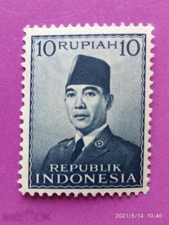 Индонезия 1951 Президент Сукарно / Известные люди (Михель ID 87)