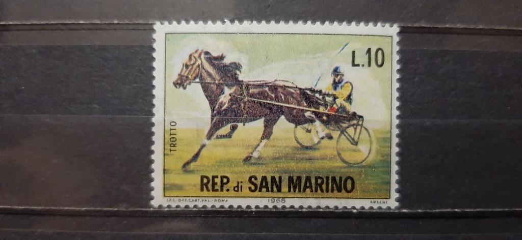 Сан Марино скачки лошадь 1966 **
