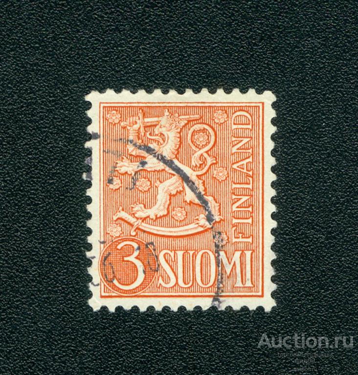 1954 г. Финляндия - Геральдический лев (s3183)