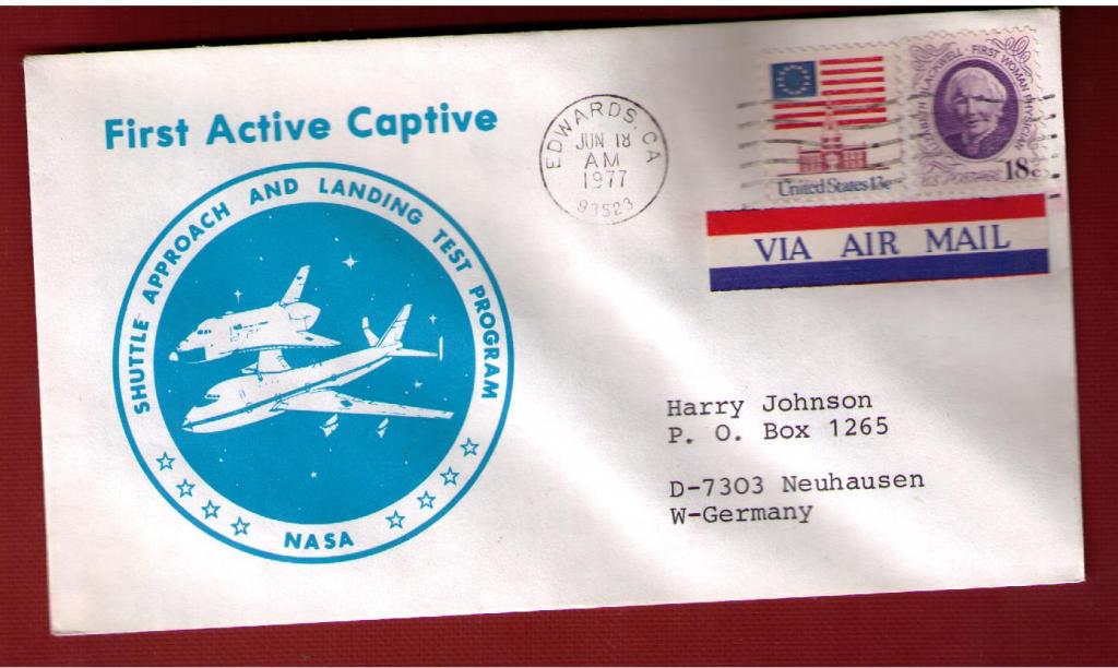 США 1977 Шаттл Эдвардс  м
