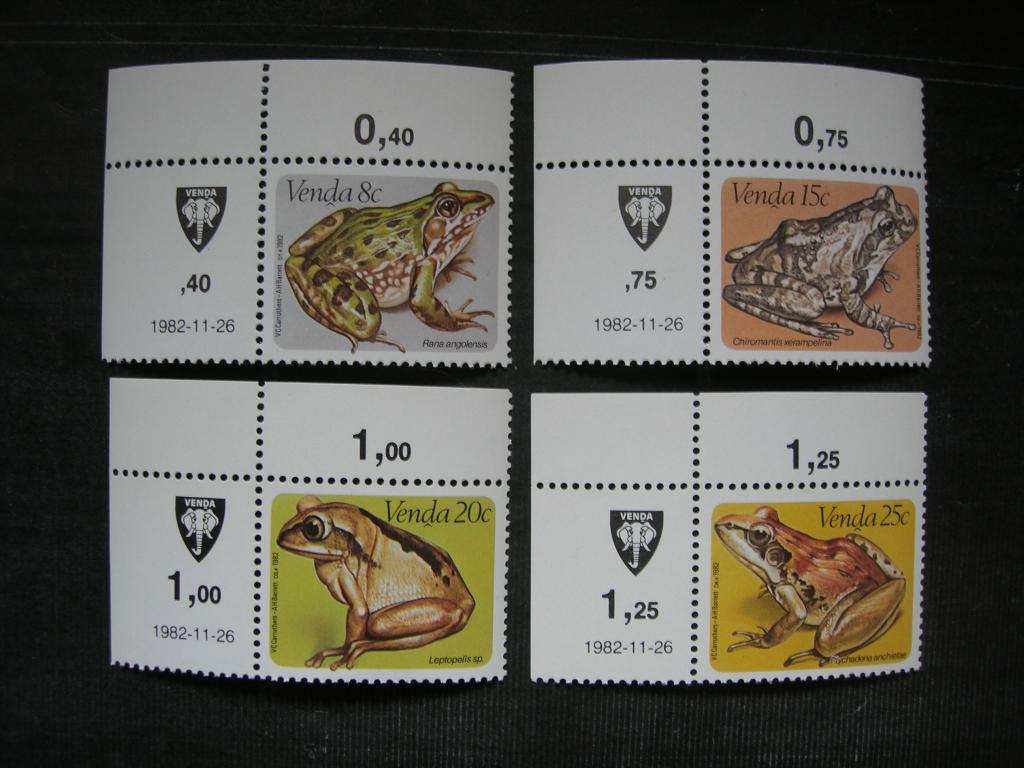 Венда 1982 фауна: лягушки    MNH