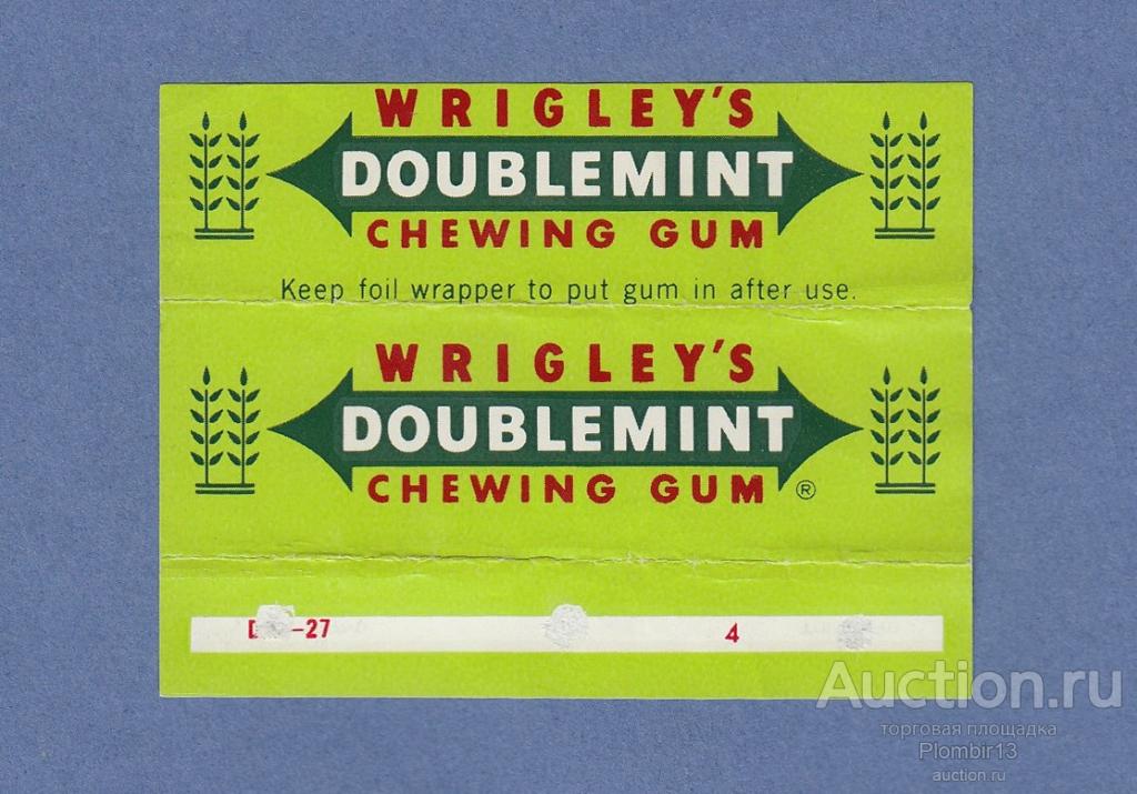 Обертка США Wrigleys DM-27  Gainesville
