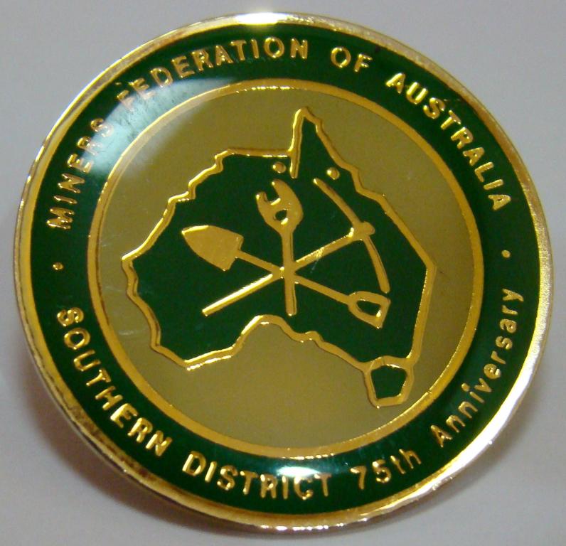 Федерация шахтеров Австралии. Miners Federation of Australia District 75th Anniversary