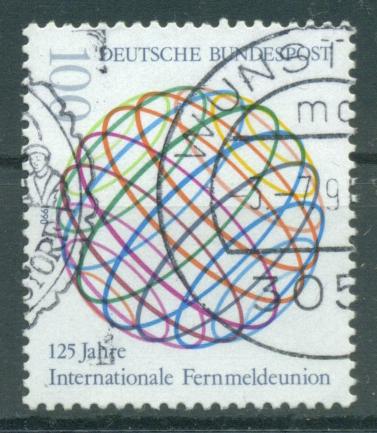 BRD Germany ФРГ Германия 1990 UIT связь телевидение радио гаш.
