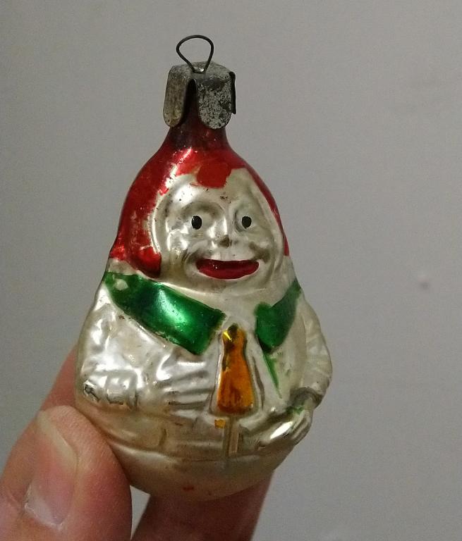 Редкая елочная игрушка Шалтай-Болтай СССР
