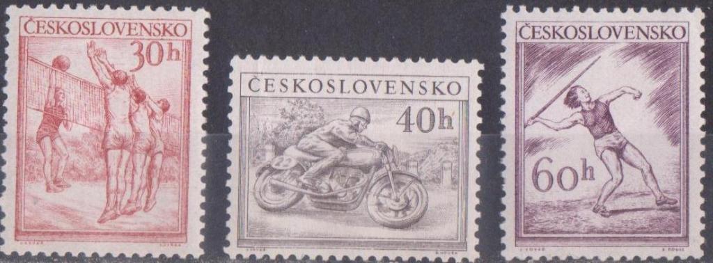 Чехословакия 1953 г.  Спорт  *