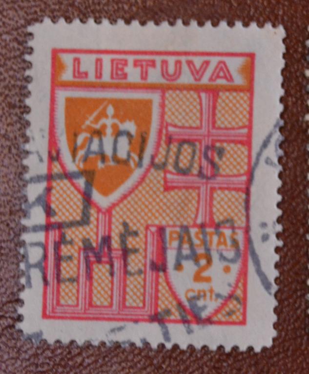 Литва 1934 год  Герб Погоня Гаш @