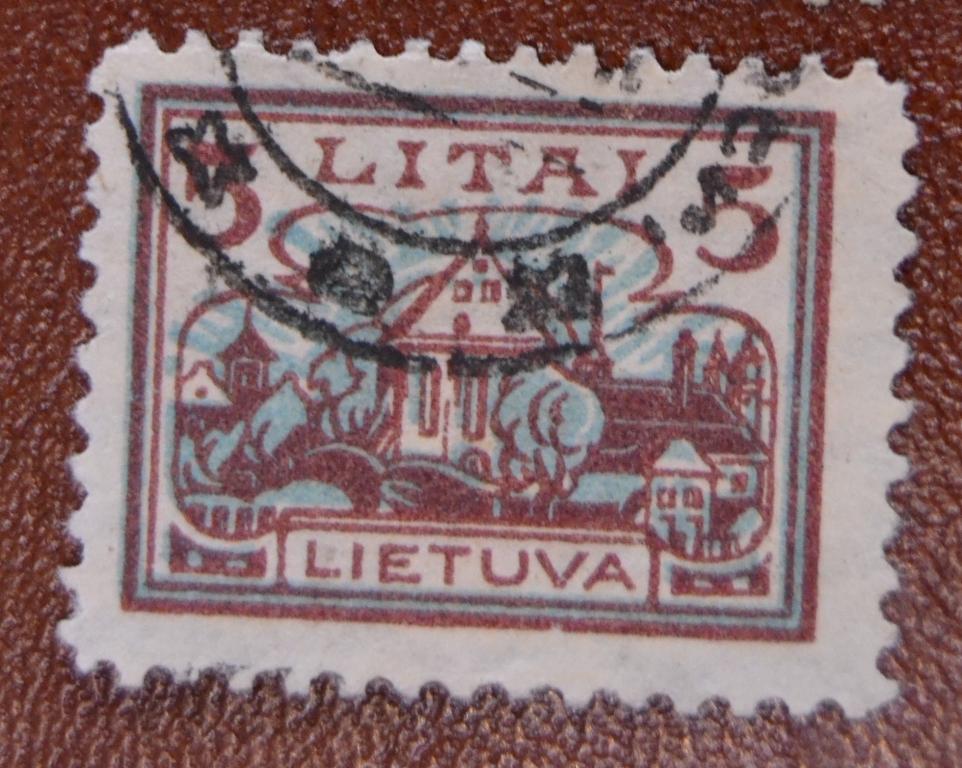 Литва 1923 год  Костел Св. Георгия, Каунас  Гаш  @