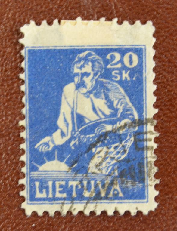 Литва 1921 год Стандарт Сеятель Гаш  @