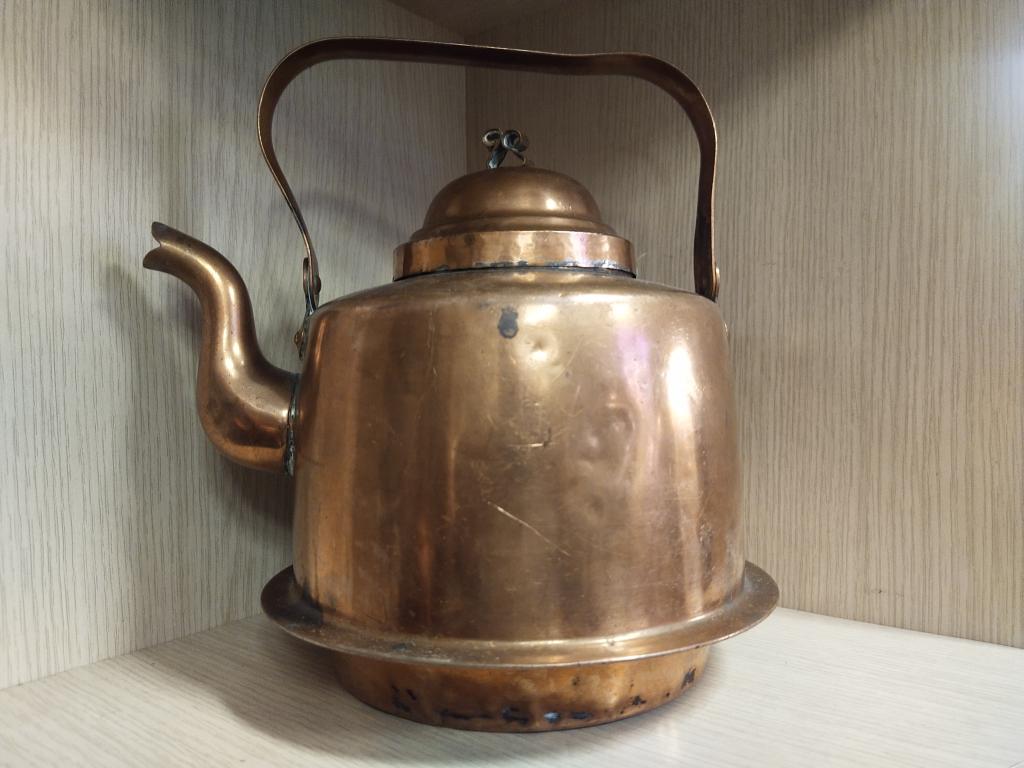 Чайник . Медь. Швеция. SKULTUNA. 3 литра.