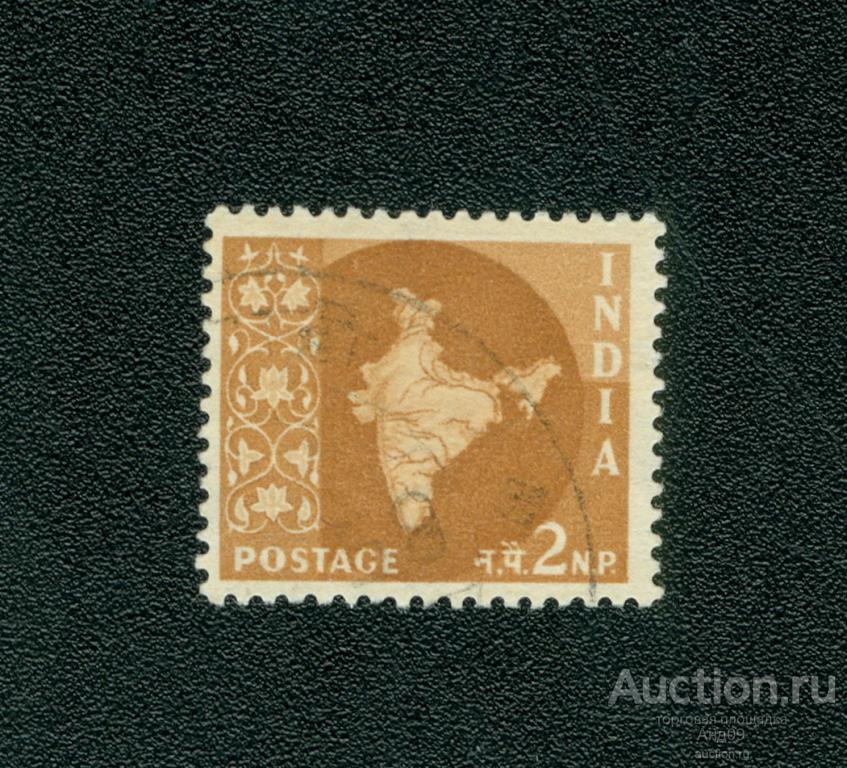 1957 г. Индия – Карта Индии Mi:260 (s3712)