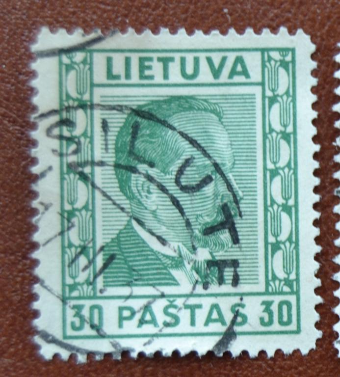 Литва 1937 год Стандарт  Президент Антанас Сметона Гаш @