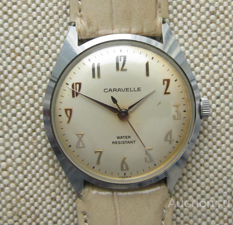 Наручные часы CARAVELLE 32.5мм. Япония, водонепроницаемые, противоударные, антимагнитные. 1973г.?