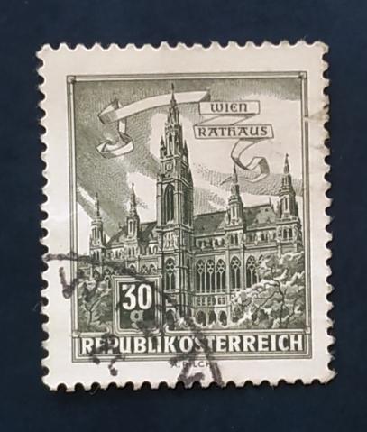 Австрия 1962 Вена Ратуша Sc#688 Used