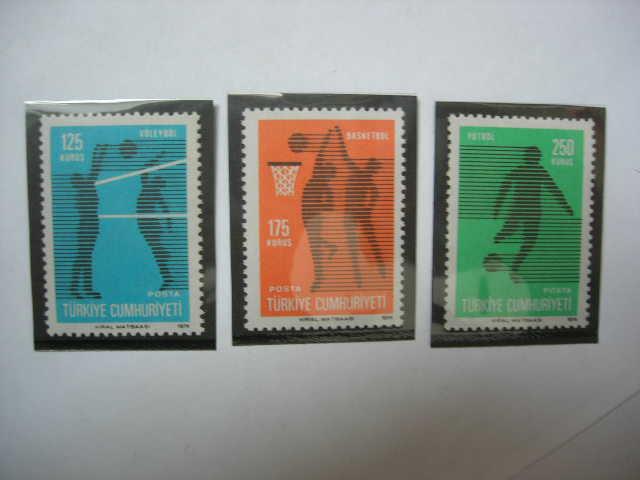 Турция 1974 стандарт: спорт  MNH