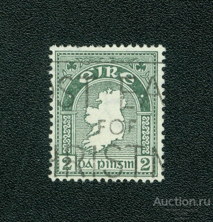 1940 г. Ирландия – Карта Mi:74A (s3922)