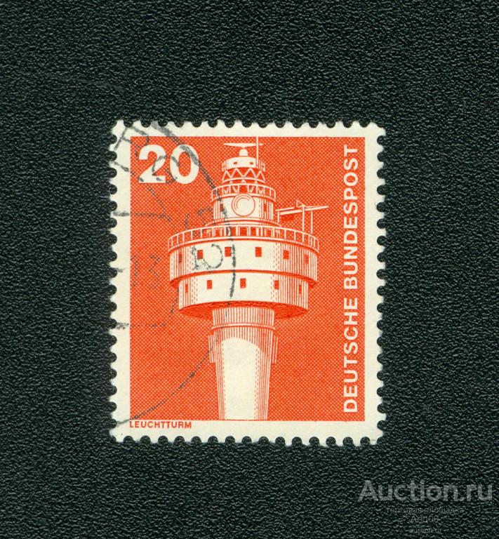1976 г. ФРГ - Маяк "Альте Везер" (s3952)