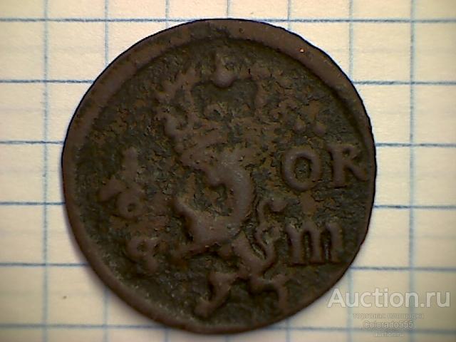 Средневековье, Швеция, 1 / 6 оре, 1666 г.
