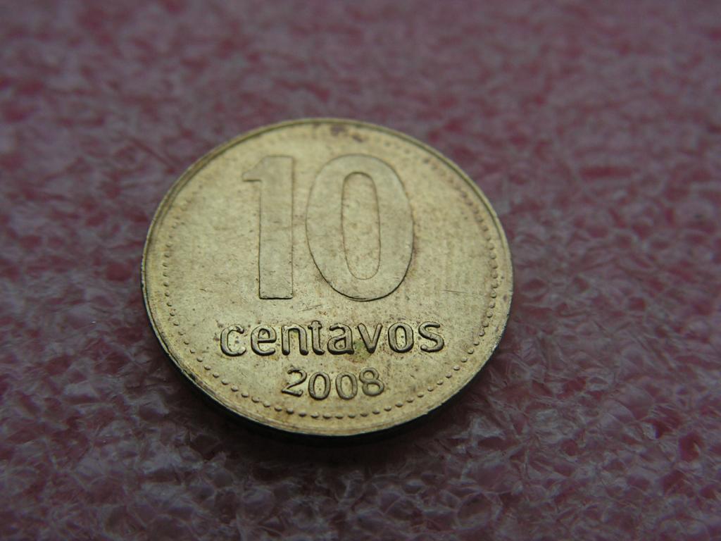 Аргентина 10 сентаво 2008 л-11ма