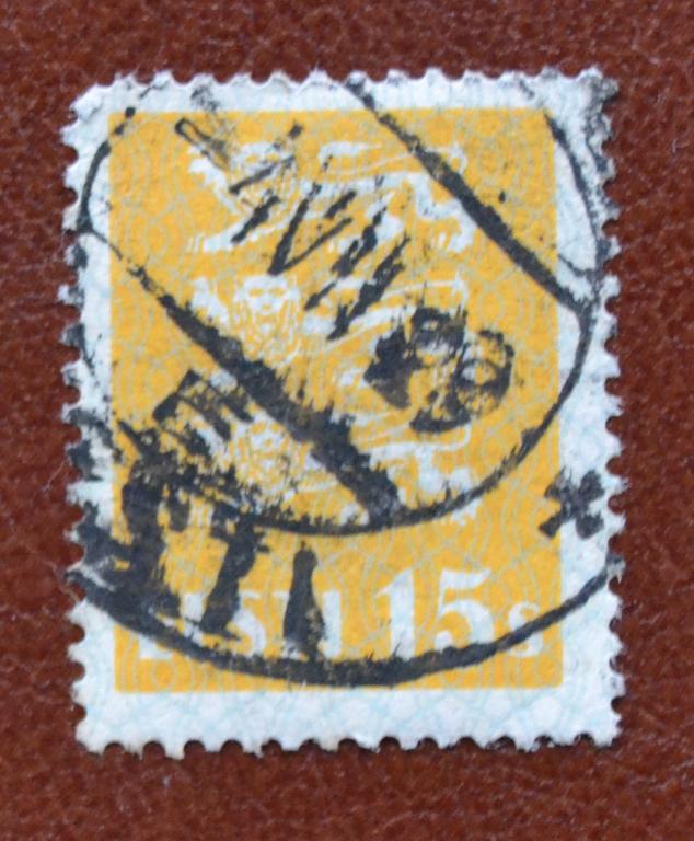 Эстония 1928 год Стандарт Герб Эстонии Гаш @